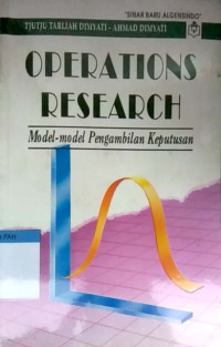 Operations research : model-model pengambilan keputusan