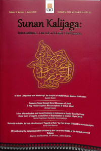 Sunan kalijaga : international journal of islamic civilization tahun 2020