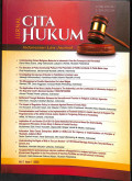 Jurnal cita hukum: volume 8 issue 1 2020