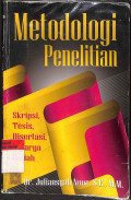 Metodologi penelitian : skripsi, tesis, disertasi, & karya ilmiah tahun 2012