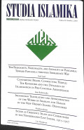 Studi islamika indonesia : journal for islamic studies volume 25, number 2, 2018