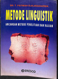 Metode linguistik : ancangan metode penelitian dan kajian