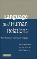 Language and human relations : styles of address in contemporary language