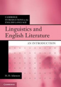 Linguistics and English literature, an introctudion