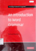 An introduction to word grammar