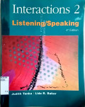 Interactions 2 : listening/speaking 4th edition