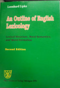 An outline of english lexicology : Lexical structure, word semantic, and word formation