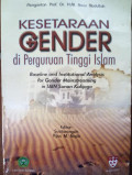 Kesetaraan gender di perguruan tinggi islam : baseline and institutional analysis for gender mainstreaming in iain sunan kalijaga