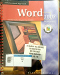 Word 2002 : a professional approach, core & expert