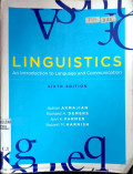 Linguistics : an introduction to language and communication