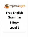 Free English Grammar  E-Book Level 2