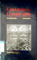 Cataloging and classification : an introduction (second edition)