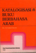Katalogisasi buku berbahasa arab