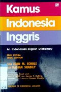 Kamus indonesia inggris : An indonesian-english dictionary