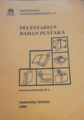 Pelestarian bahan pustaka tahun 1999