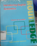 Introducing english semantics (Routledge)