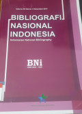 Bibliografi nasional indonesia : indonesian national bibliography (volume 65, nomor 4)