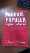 Kamus populer inggris - indonesia