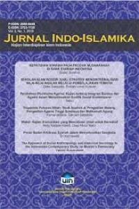 Jurnal indo-islamika kajian interdisipliner islam indonesia (Vol.10(1)2020