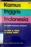 Kamus inggris indonesia : an english-indonesian dictionary
