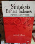 Sintaksis bahasa indonesi (pendeketan proses)