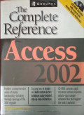 The complete reference: access 2002