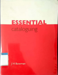 Essential cataloguing