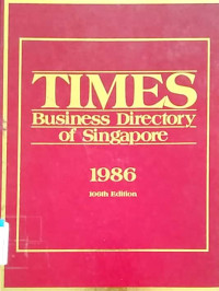 Times business directory of Singapore 1986