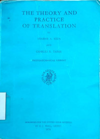 The theory and practice of translation : volume VIII