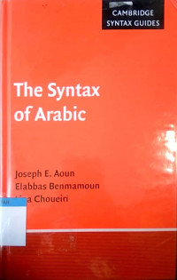 The syntax of Arabic