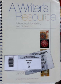 A writer's resource : a handbook for writing and research
