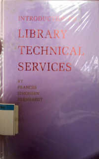 Introduction to library technical services