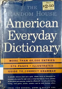 The random house : American everyday dictionary
