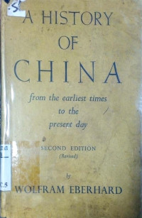 A History of China = Chinas Geschichte