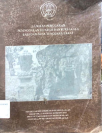 Image of Laporan pemugaran peninggalan sejarah dan purbakala Bali dan Nusa Tenggara Barat