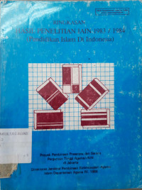 Ringkasan hasil penelitian IAIN 1983/1984 (pendidikan Islam di Indonesia)