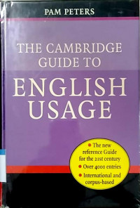 The cambridge guide to English usage