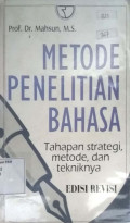 Metode penelitian bahasa