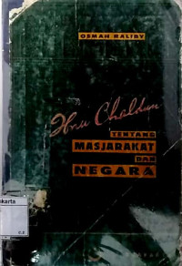 Image of Ibn Chaldun tentang masjarakat dan negara