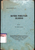 Metode penelitian sejarah tahun 1986