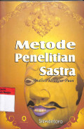 Metode penelitian sastra : analisis struktur puisi tahun 2014