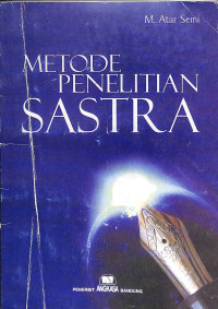 Metode penelitian sastra tahun 2012