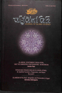 Al-jamiah : journal of islamic studies vol. 48, no.2 tahun 2010