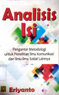 Analisis isi : pengantar metedologi untuk penelitian ilmu komunikasi dan ilmu-ilmu sosial lainya