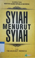 Syiah menurut syiah