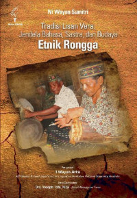 Tradisi lisan Vera : jendela bahasa, sastra, dan budaya etnik rongga