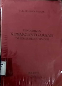 Image of Pendidikan kewarganegaraan di Perguruan tinggi