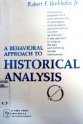 A Behavioral Approach To Historical Analysis