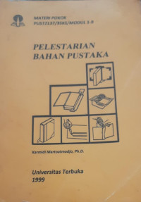 Image of Pelestarian bahan pustaka tahun 1999