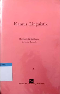 Kamus linguistik